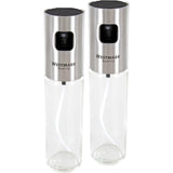 Westmark olie en azijnspray set - glas en rvs dia4,2x17,5cm inhoud 100ml