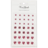 Https: www.cchobby.nl strasstenen-rond-vierkant-hart-afm-6-8-10-mm-roze-35-stuk-1-doos