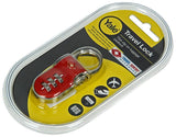 Yale 1018560 - hangslot tsa clip-on rood 1st standard security | 6 stuks