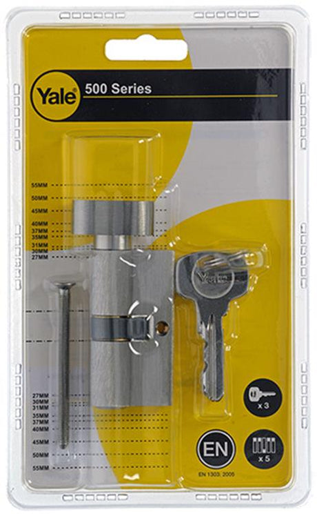 Yale 1006532 - knopcilinder 500 mv 60mm(30 30) | 1 stuks