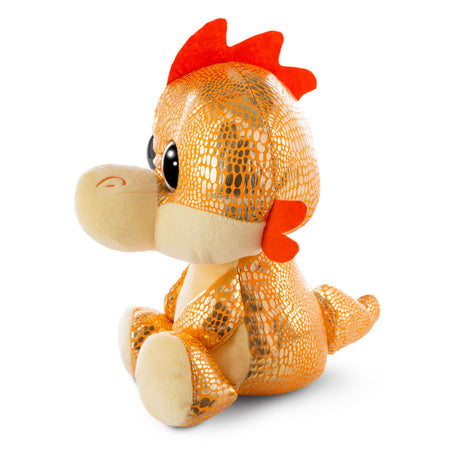 Nici glubschis pluchen knuffel draak oranje yo-yo, 15cm