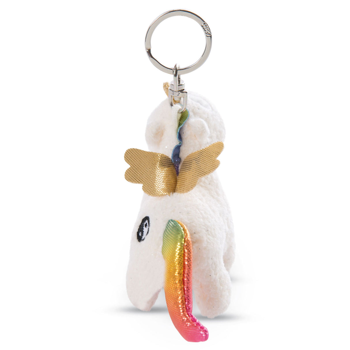 Nici Pluchen Sleutelhanger Eenhoorn Regenboog Yang, 10cm