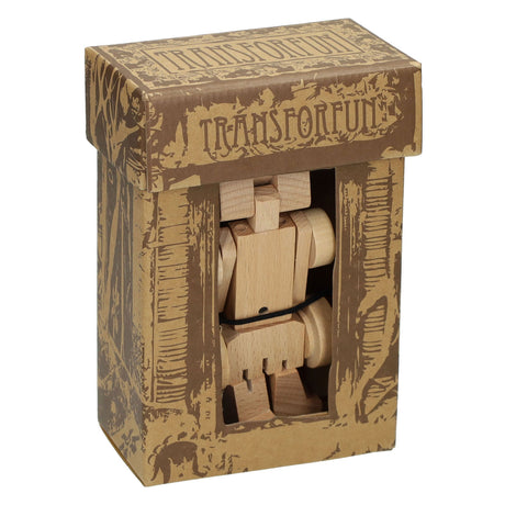 Johntoy primi passi - houten transformeer robot shovel