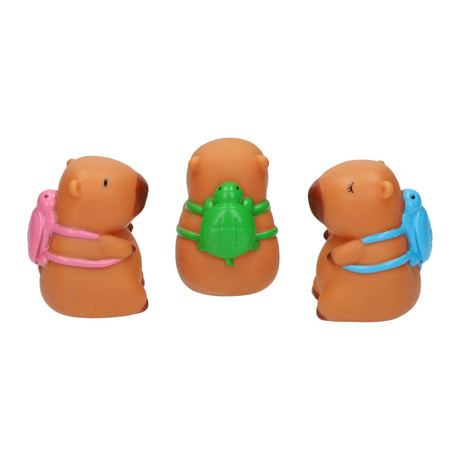 Jono toys capibara baddieren - 3st