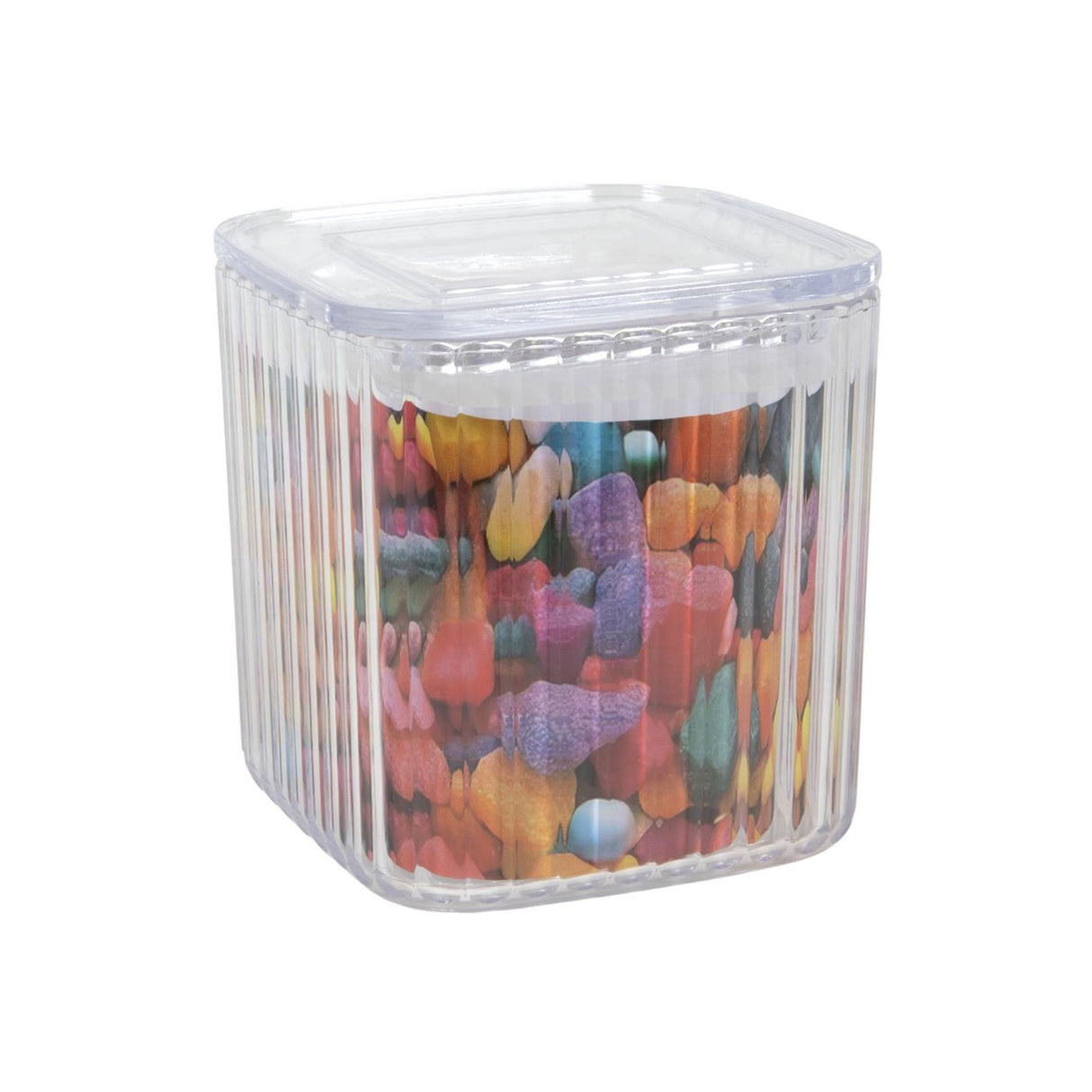 Voorraadbus lines 550ml 10x10x10,5cm
