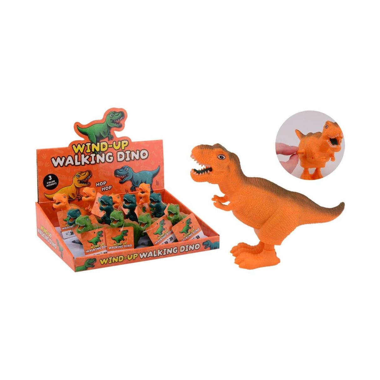 Johntoy lopende t-rex opwindbaar