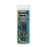 Mack 1017524 - metaalschroef cyl. kop + moer verz. 15 st m5 x 20 mm | 10 stuks