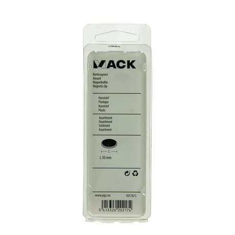 Mack 1017873 - bordmagneet kunststof assortiment 5 st 30 mm | 10 stuks