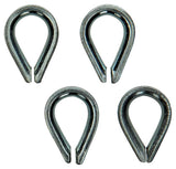 Mack 1006869 - 4 verzinkte kousen bl 4mm | 5 stuks