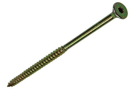 Mack 1006981 - spaanplschrf. vzkop-zelfb geelverzinkt 4st 6 x 130mm | 5 stuks
