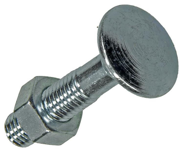Mack 1007059 - houtbout + moer verzinkt 100 st 8 x 40 mm | 2 stuks