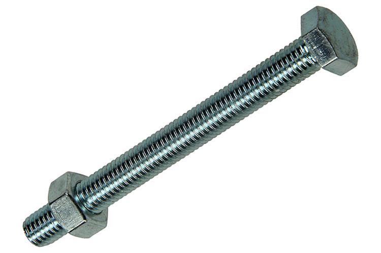 Mack 1007081 - tapbout + moer verzinkt 50 st 8 x 80 mm | 1 stuks