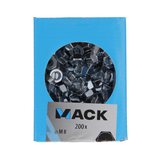 Mack 1007097 - zeskantmoeren 200 st m8 | 5 stuks