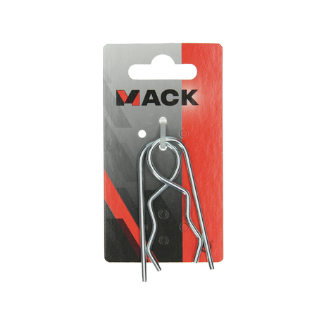 Mack 1008455 - 2 enkele borgveren 3mm verzinkt | 10 stuks