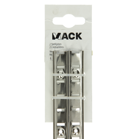 Mack 1014461 - 2 stellijsten vernikkeld 1,5 m | 5 stuks
