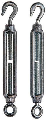 Mack 1008446 - 2 spanners oog + haak m6 x 110mm verzinkt | 10 stuks