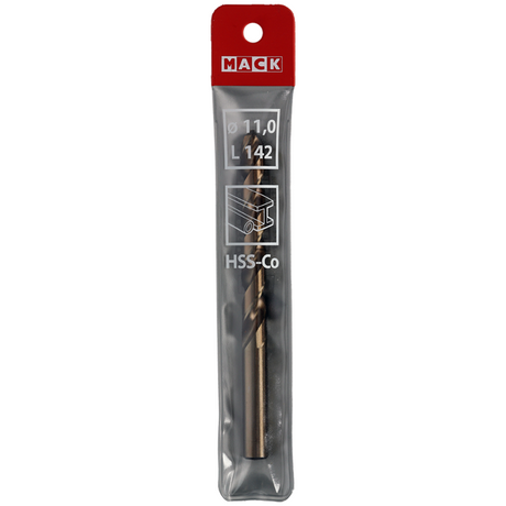 Mack 1018205 - metaalboor hss co5% din 338 ø 11,0 x 142 mm | 5 stuks