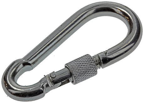 Mack 1008460 - 1 karabijnhaak + borgsl.8 x 80mm verzinkt | 10 stuks