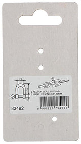Mack 1008462 - 2 kelven recht 10mm verzinkt | 10 stuks