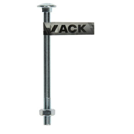 Mack 1017592 - houtbout + moer staal verzinkt1 st m10 x 140 mm | 10 stuks