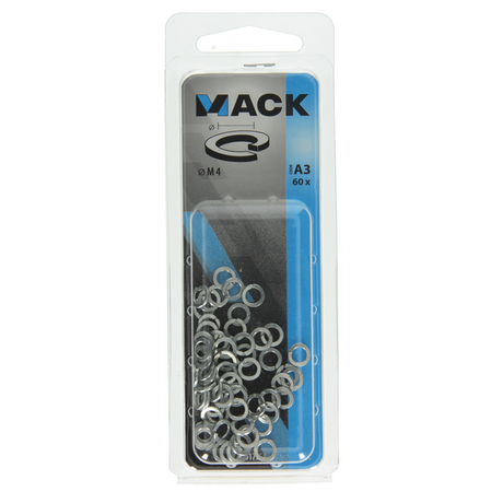 Mack 1017753 - veerring staal verz. 60st m4 | 10 stuks