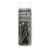 Mack 1019760 - spaanplaatschroef vz kop rvs 6 st 6,0 x 60 mm | 10 stuks
