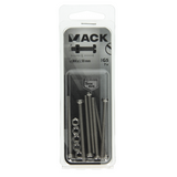 Mack 1019823 - metaalschroef cyl. kop + moer rvs 7 st m4x50 | 10 stuks