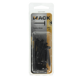 Mack 1019968 - luikschroef zwart 6,0 x 40 mm 8st | 5 stuks