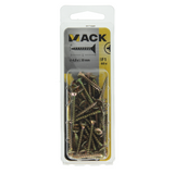Mack 1017971 - spaanplaatschroef vz kop geelverz. 60st 4,0 x 30 mm | 5 stuks