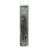 Mack 1020005 - spaanplaatschroef vz kop rvs 12 st 6,0 x 80 mm | 5 stuks