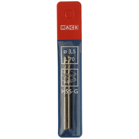 Mack 1018402 - metaalboor hss g din 338 ø 3,5 x 70 mm 2st | 5 stuks