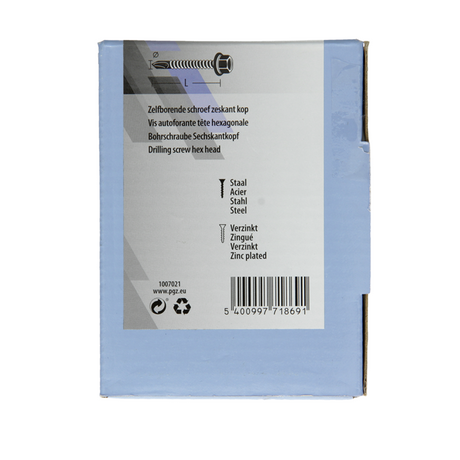 Mack 1007019 - zelfbor. schroef zeskant 200 200 st 4,2x13mm | 5 stuks