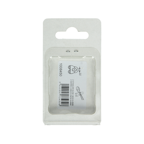 Mack 1008450 - 2 staaldraadklemmen 6-8mm inox | 10 stuks