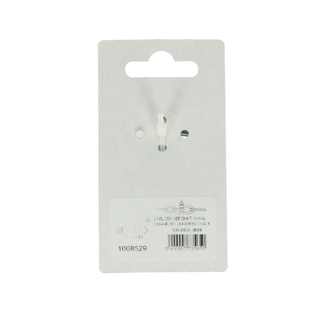 Mack 1008529 - 2 kelven ovaal 8mm verzinkt | 10 stuks