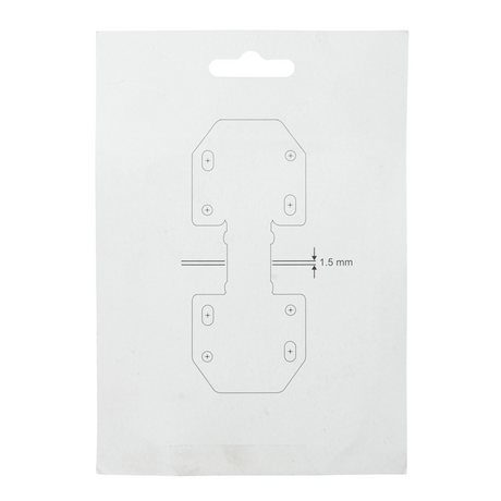 Mack 1013624 - 2 opzetveerscharnieren vernikkeld easy-line | 5 stuks