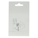 Mack 1015913 - 1 oplegmeubelslot vernikkeld 20mm | 5 stuks