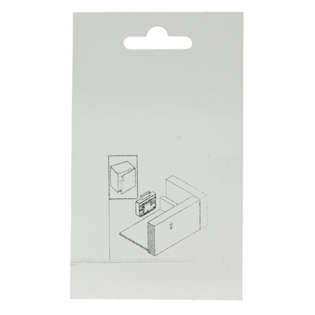 Mack 1015913 - 1 oplegmeubelslot vernikkeld 20mm | 5 stuks
