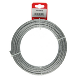 Mack 1015816 - verzinkte staalkabel 6x19 10m 5mm wll 250 kg din en 12385-4 | 5 stuks