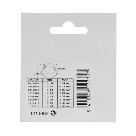 Mack 1011662 - slangklem inox 16-27mm 2st | 12 stuks