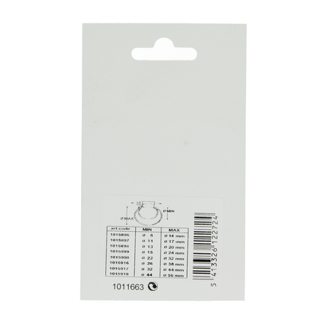 Mack 1011663 - slangklem inox 23-35mm 2st | 10 stuks