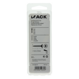 Mack 1017237 - spaanplaatschroef vz kop geelverz.15 st 4,0 x 50 mm | 10 stuks