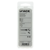 Mack 1019651 - houtschroef verzonken kop messing 11st 3,5 x 20 mm | 10 stuks