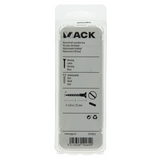 Mack 1019653 - houtschroef verzonken kop messing 9 st 4,0 x 25 mm | 10 stuks