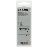 Mack 1017498 - metaalschroef verz. kop + moer verz. 4 st m4 x 70 mm | 10 stuks