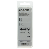 Mack 1017519 - metaalschroef cyl. kop + moer verz. 16 st m4 x 25 mm | 10 stuks