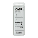 Mack 1017534 - metaalschroef cyl. kop + moer verz. 6 st m6 x 40 mm | 10 stuks