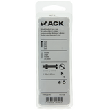 Mack 1017536 - metaalschroef cyl. kop + moer verz. 4 st m6 x 60 mm | 10 stuks