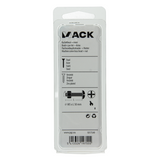 Mack 1017549 - kachelbout + moer staal verzinkt 8 st m5 x 50 mm | 5 stuks