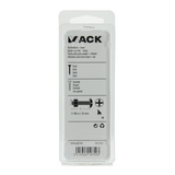 Mack 1017553 - kachelbout + moer staal verzinkt 8 st m6 x 30 mm | 5 stuks