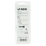 Mack 1017565 - houtbout + moer staal verzinkt8 st m5 x 50 mm | 5 stuks